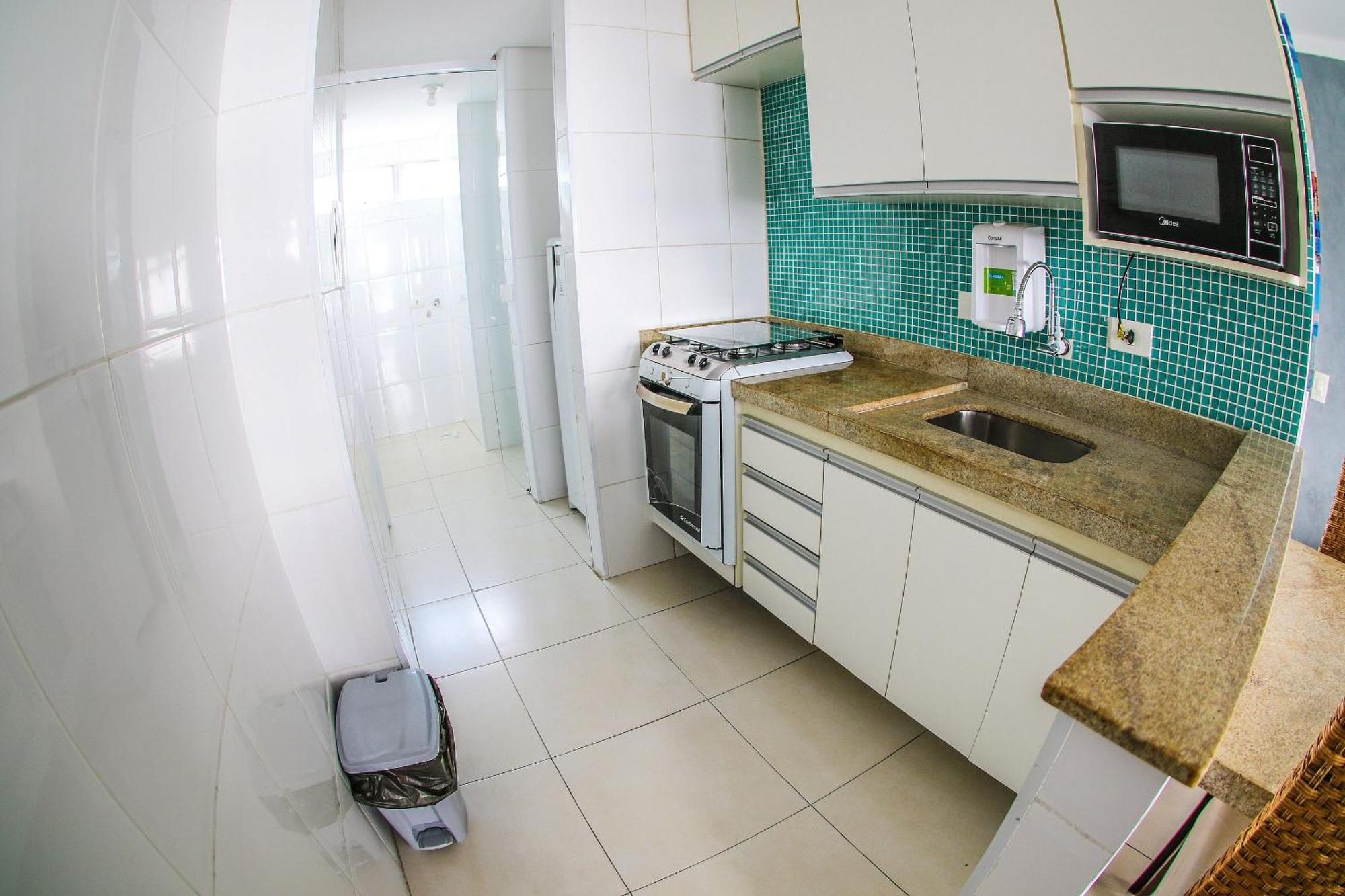 Pe Na Areia: Beachfront With Ac And Parking Apartment *